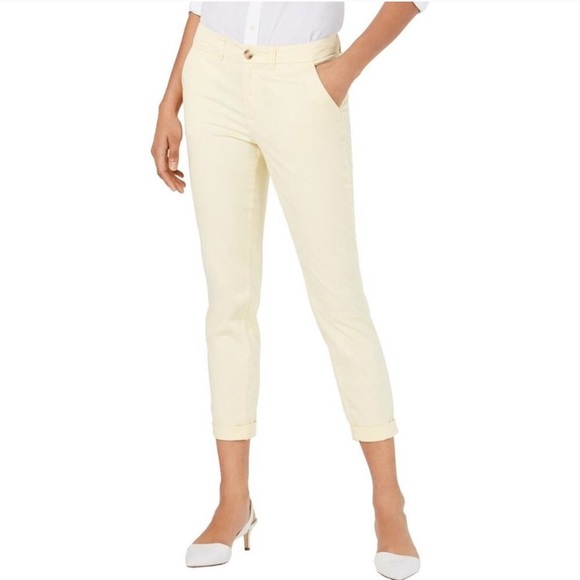 🌟5 for $25🌟 Maison Jules Yellow Casual Pants - Picture 1 of 3